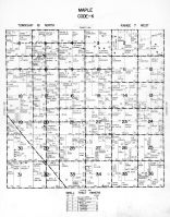 Maple Township - Code K, Dodge County 1962